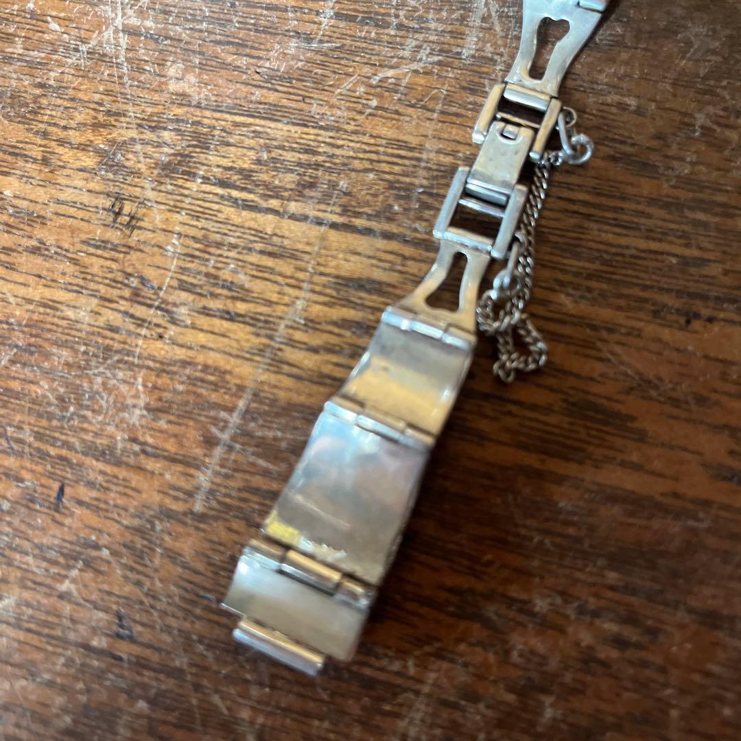 ヴィンテージ　シルバー　ターコイズウォッチブレスレット