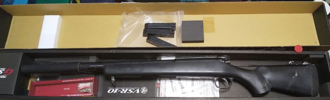 VSR-10 Gスペック 実戦カスタム 0.28g初速80m/s マガジン3本