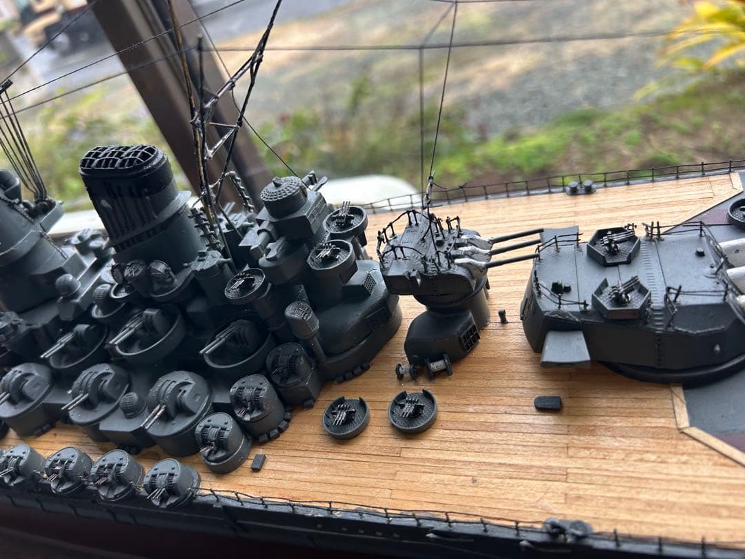 実物感(超戦艦大和)DeAGOSTINIサイズ1/250(長1100重10kg)