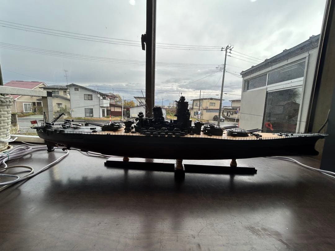 実物感(超戦艦大和)DeAGOSTINIサイズ1/250(長1100重10kg)