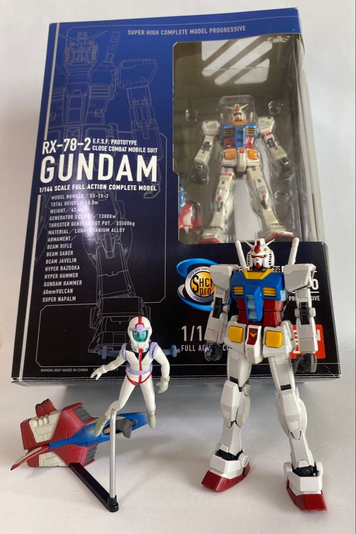 ガンダム【２体セット】スーパーハイコンプロ！RG！アムロ！カツ！レツ！キッカ！