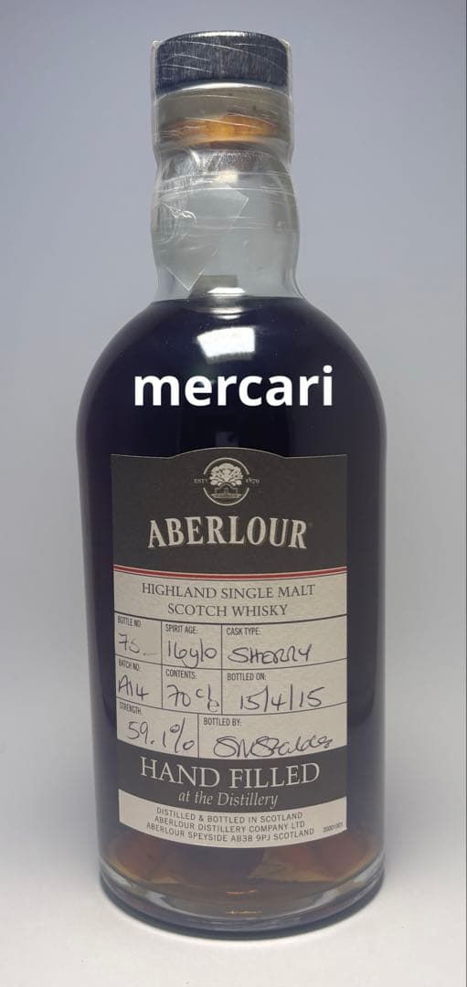 ウイスキー Aberlour Hand Filled 16 Yo Batch No.A14