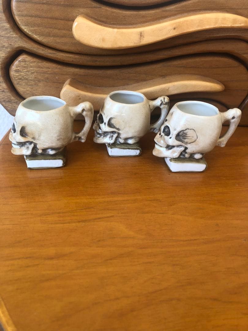 ビンテージ スカル　髑髏　骸骨　ネイバーフッド　アンティーク　レトロ