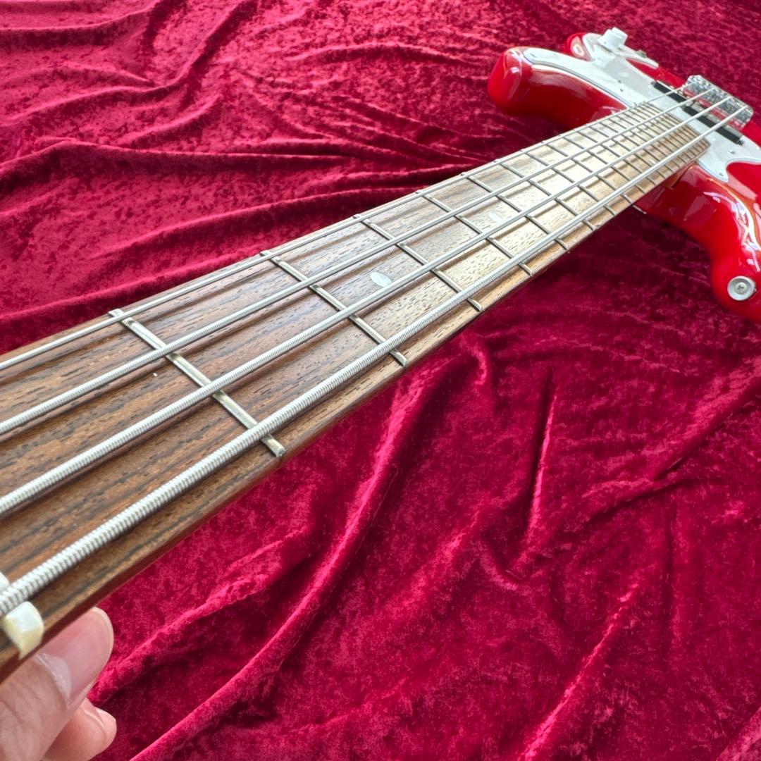 メンテ済 Squier by Fender PRECISION BASS RED