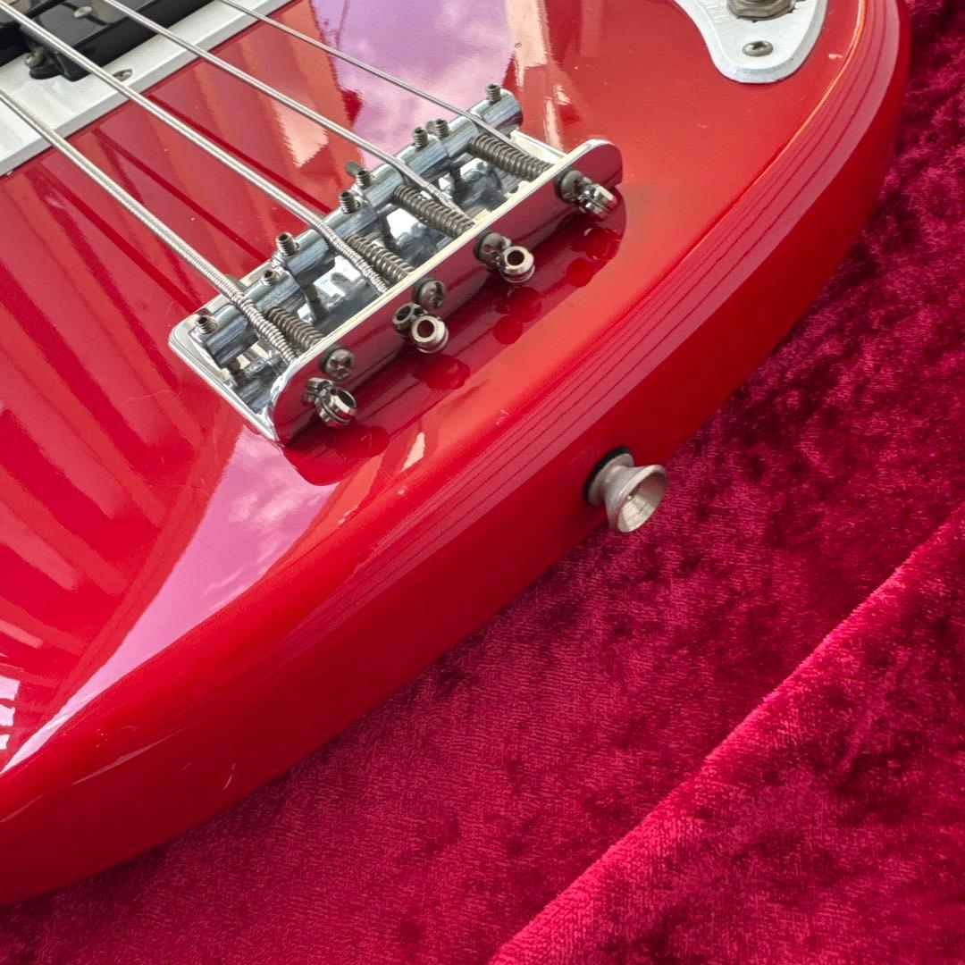 メンテ済 Squier by Fender PRECISION BASS RED