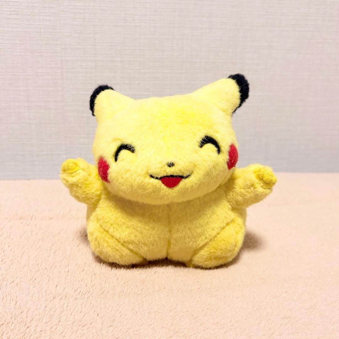 TOMY ポケモン バンザイ にっこり ピカチュウ 初期 ぬいぐるみ 美品