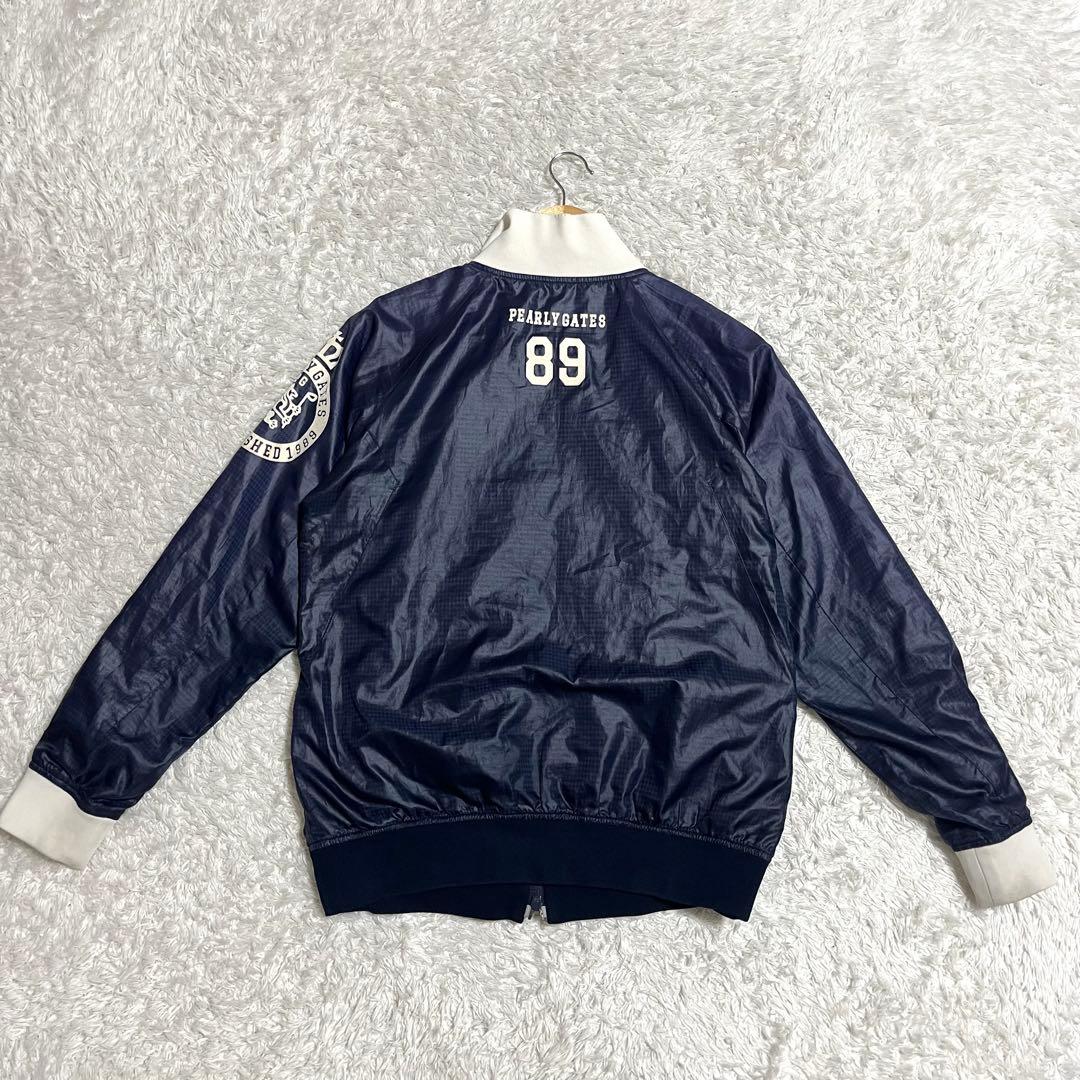 ✨入手困難✨パーリーゲイツ ナイロンジャケット 千鳥格子 ロゴ Lサイズ 蓄熱