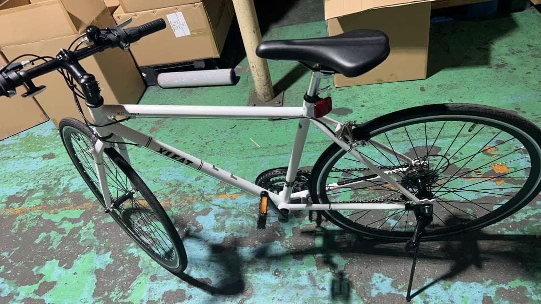 中古品 クロスバイク XC-007 ホワイト