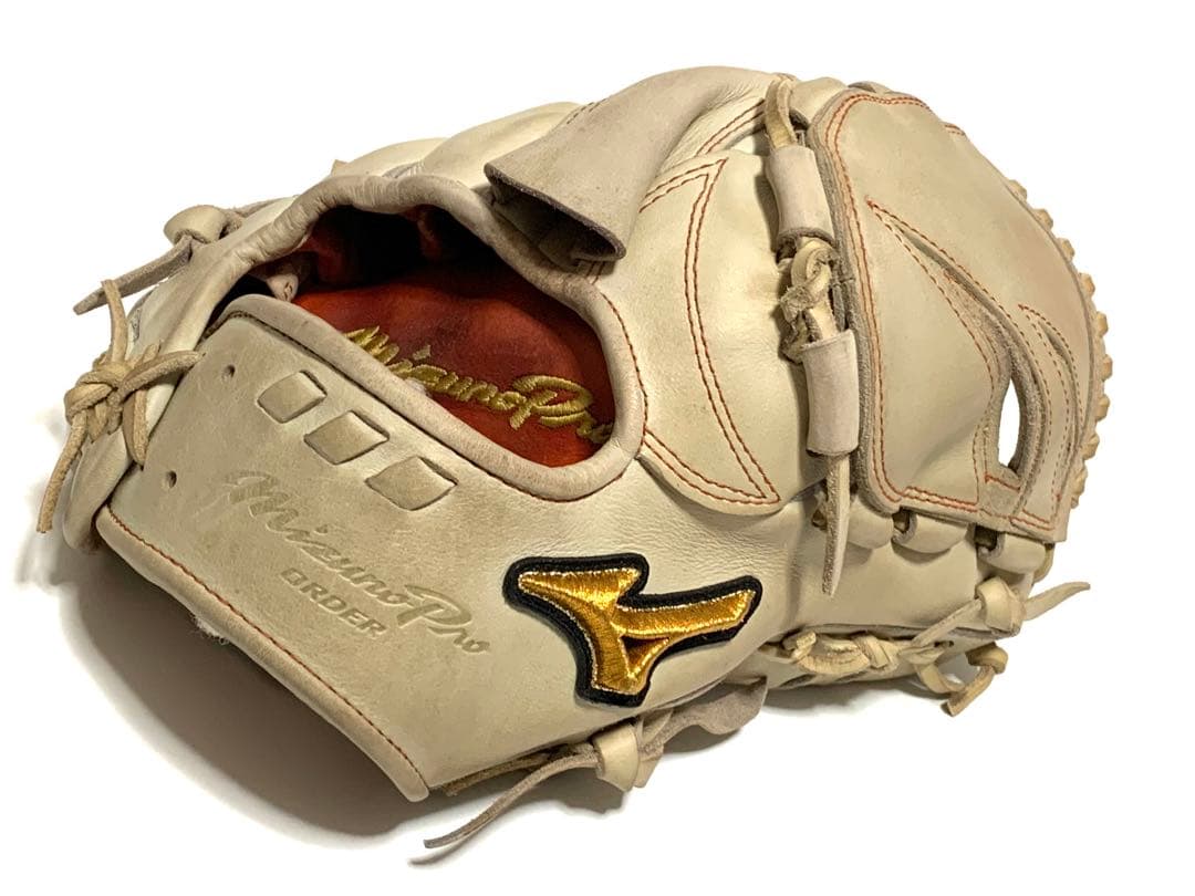 ミズノプロ波賀ジャパン硬式オーダー投手用Prexy Kip Leather耕作刻