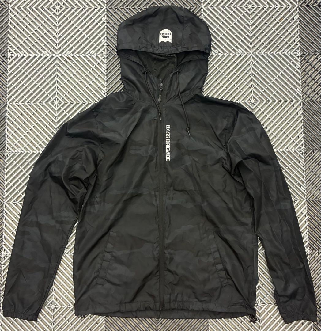 美品！ブラックカモ！バスブリゲード ライトウェイト ウィンドブレーカー