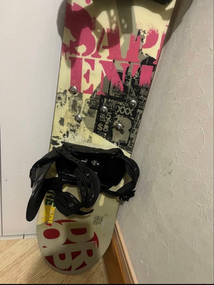 大柄、高身長、大足！カービング！sapient 159cm 新品バイン