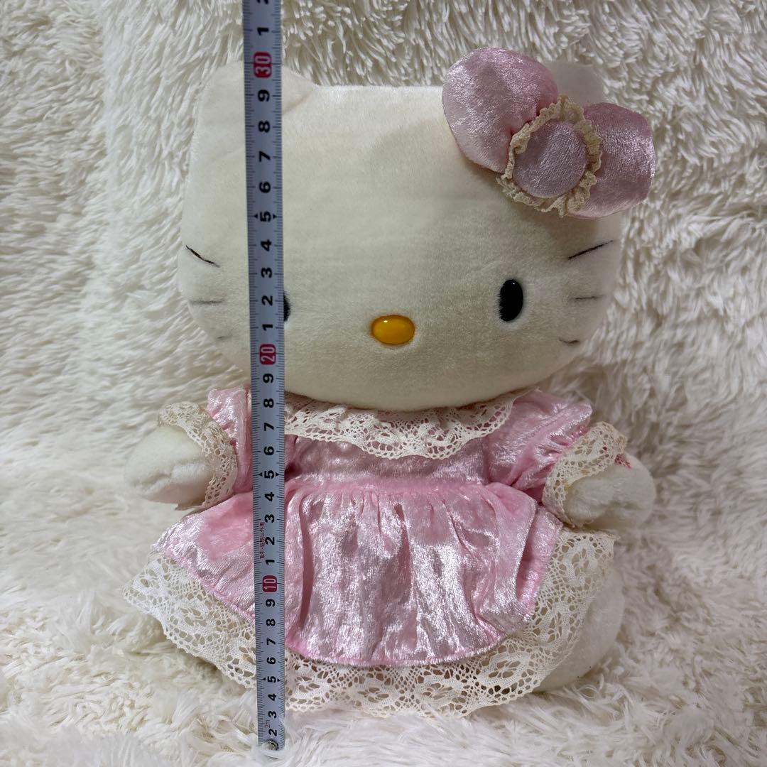 ビンテージ　ハローキティ ぬいぐるみ ピンクドレス 約30cm　メロディ