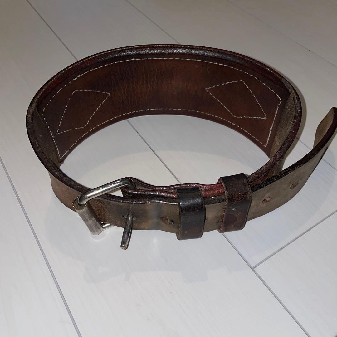 【お侍さん専用】ウエサカ　UESAKA ベルト　シングルピン　2枚張り　S