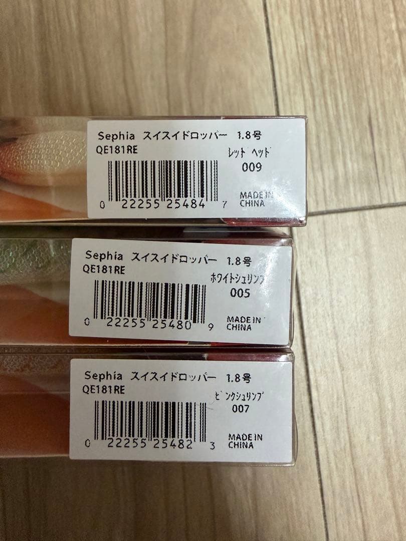 シマノ　セフィア　スイスイドロッパー　韓国オリカラ　６本セット