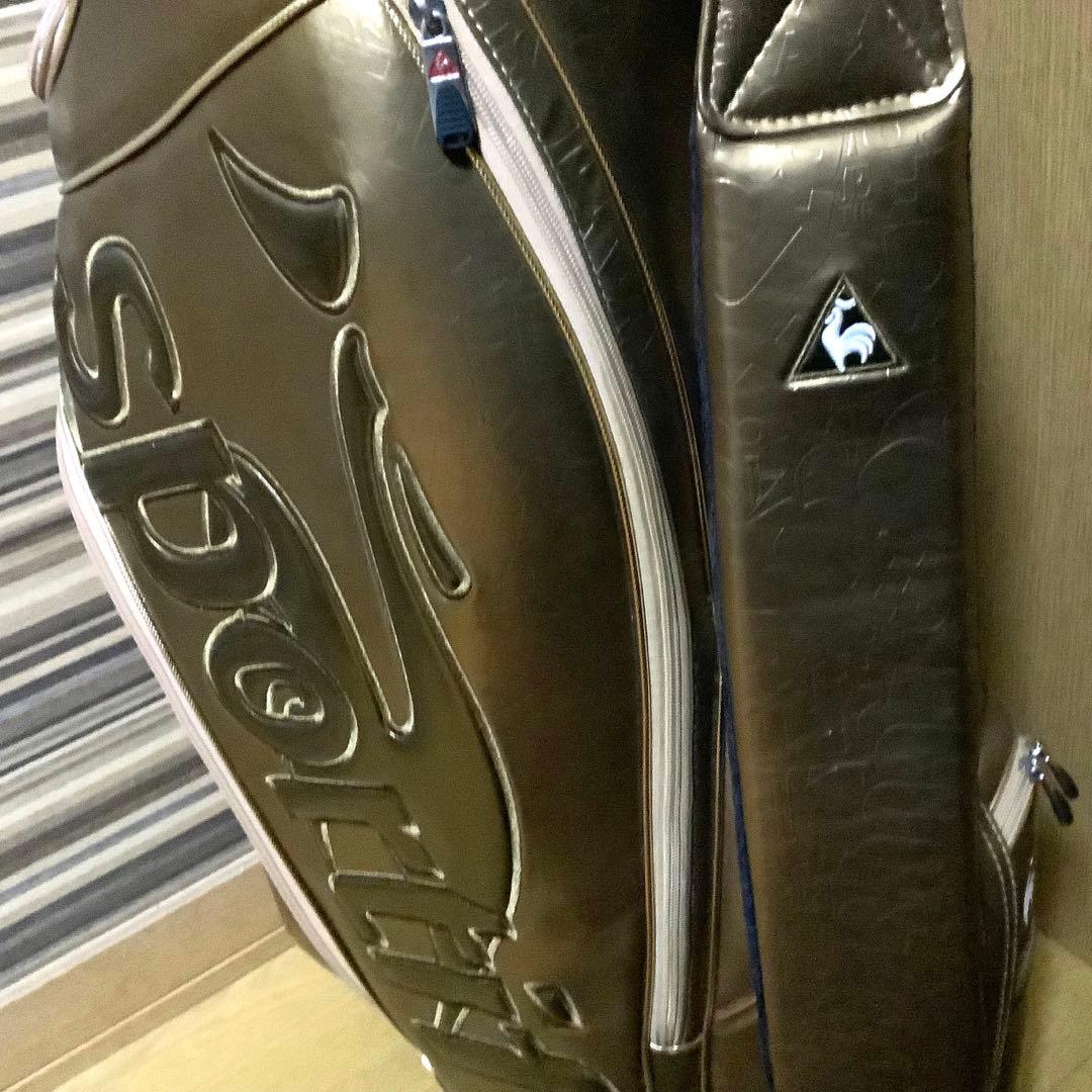 新品 ルコック スポルティフ レディース キャディバッグ モノグラムゴールド