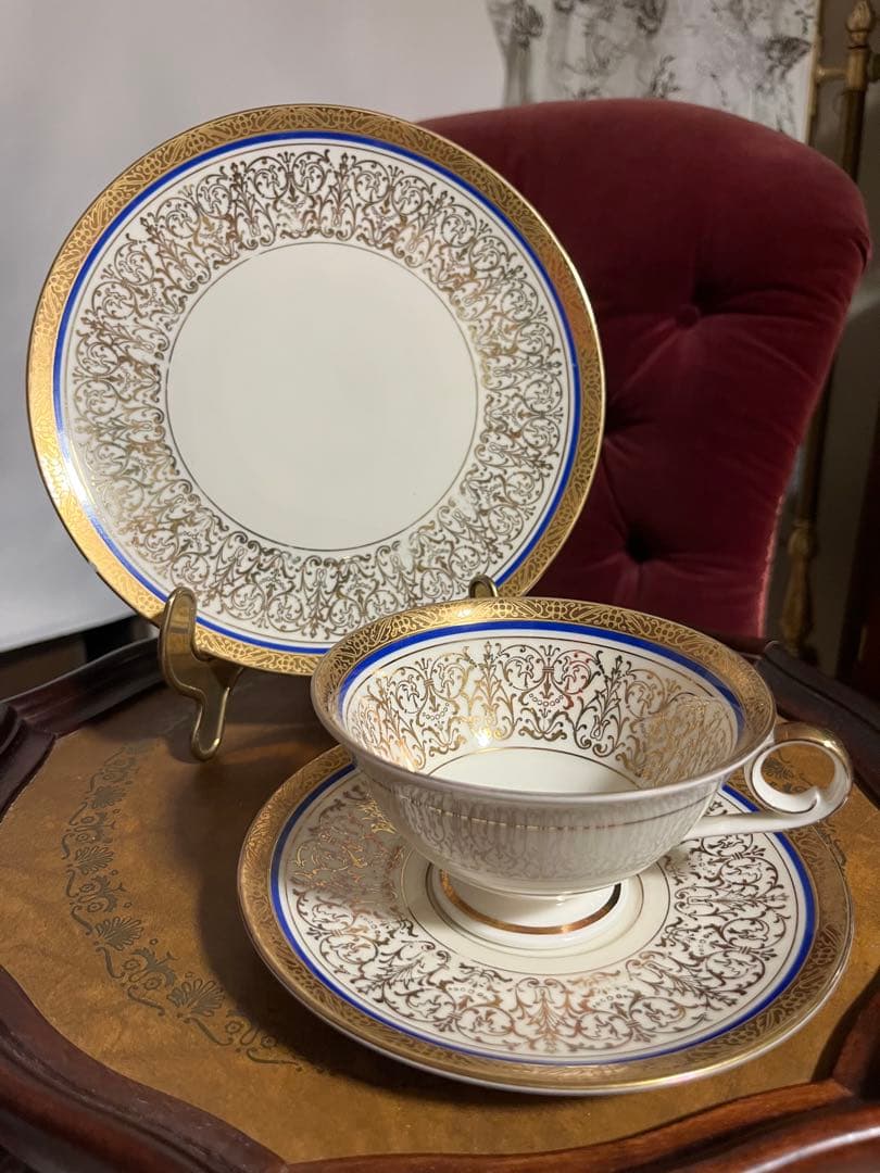 ドイツ製　SELTMANN WEIDEN 陶磁器 金彩　カップソーサー　トリオ
