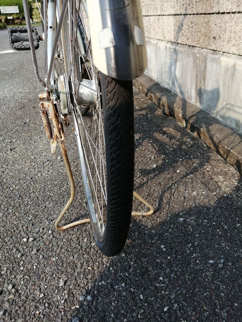 アルベルト　bridgestone albelt 通学自転車　引き取り　シルバー