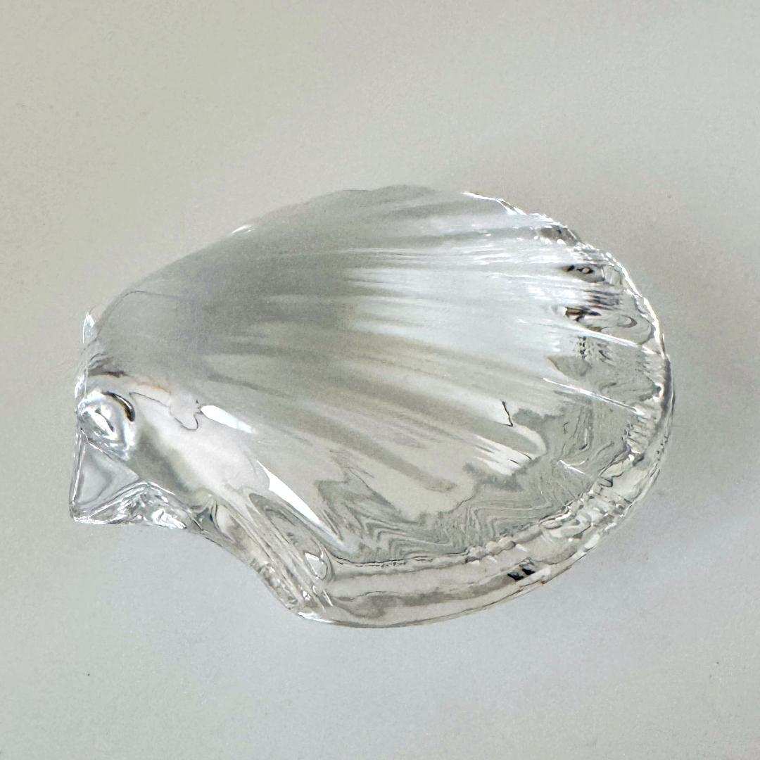 【バカラ】動物 貝 置物 インテリア★美品★幸運 金運