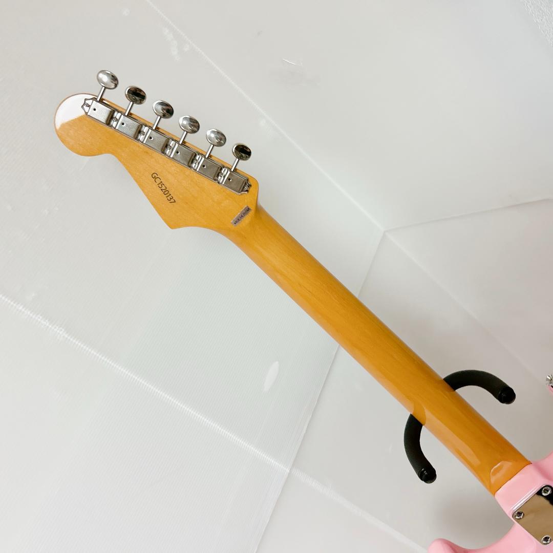 美品 Grassroots グラスルーツ Stratocaster ピンク 桃