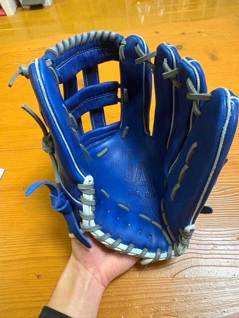 ローリングス グローブ ドジャース 湯もみ型づけ済み 即戦力 小指２本入れ仕様