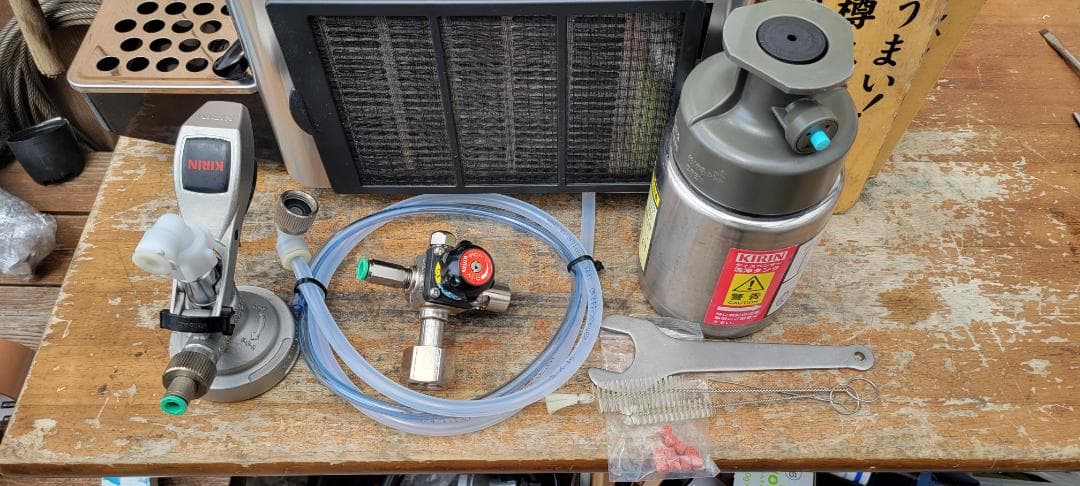 即使用可能美品ホシザキビールサーバーT20SA-SU　キリン洗浄樽セット