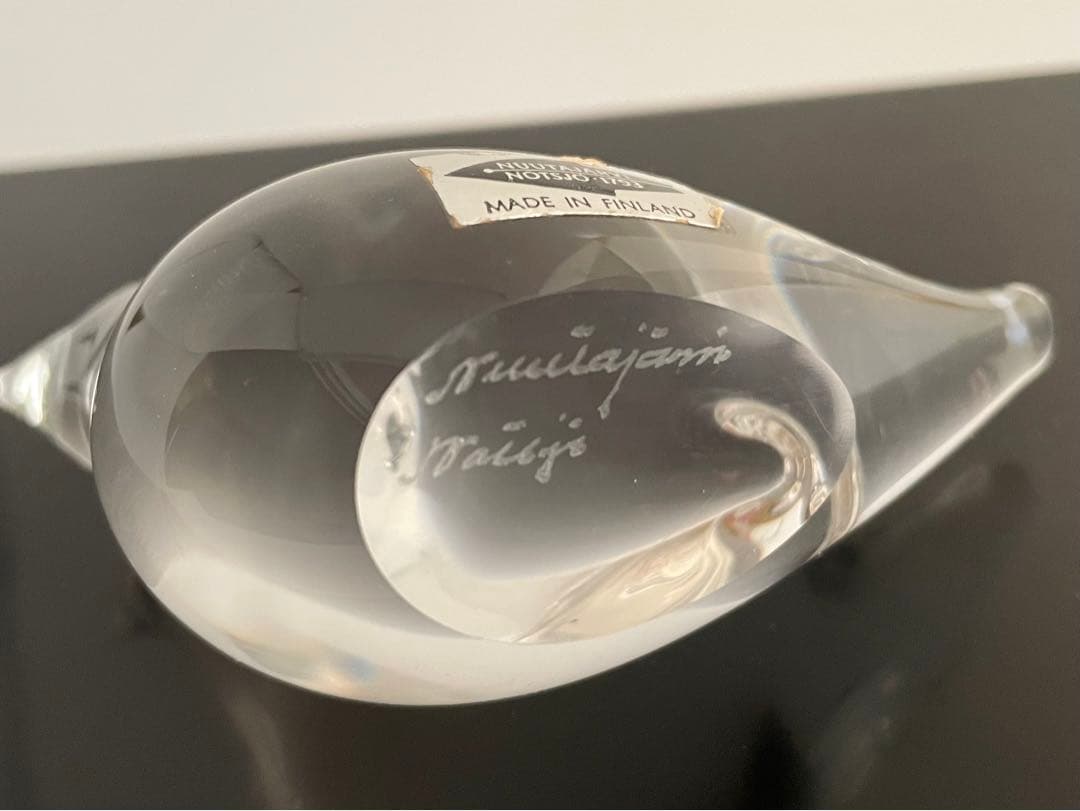 ヌータヤルヴィ nuutajarvi ガラス 鳥のオブジェ　イッタラ バード