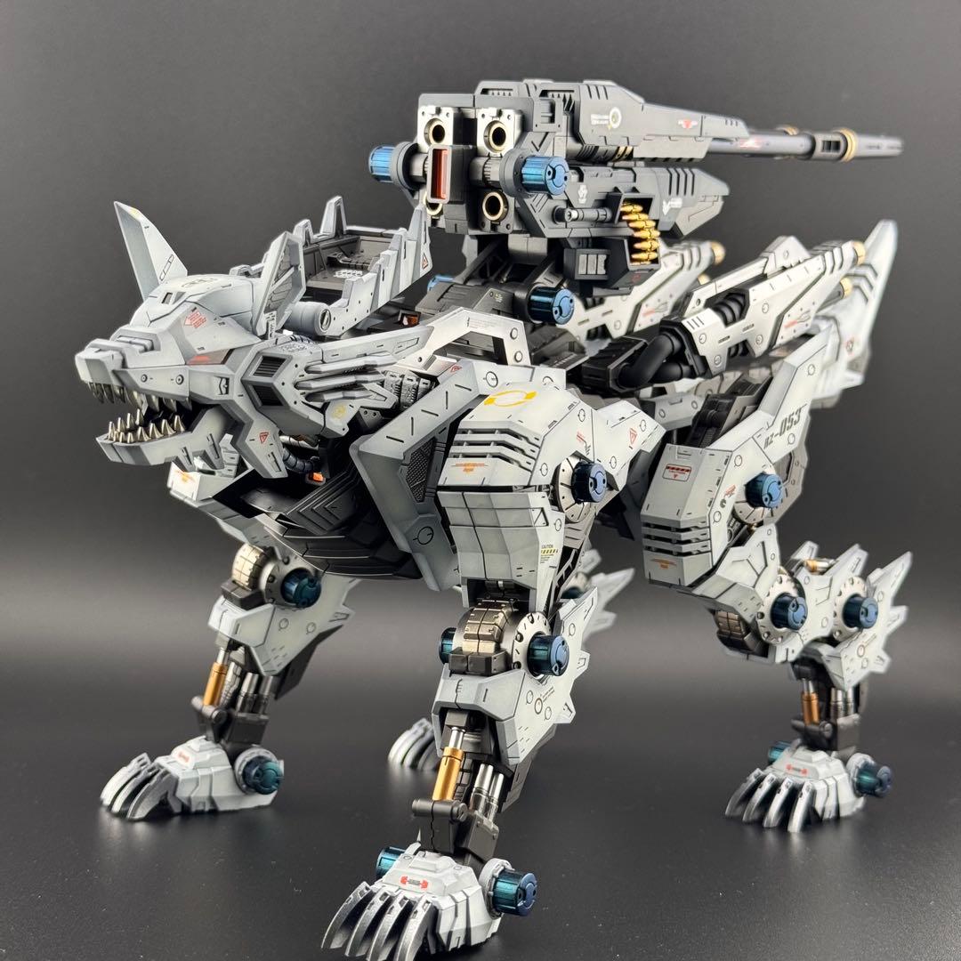 コトブキヤ ゾイド ケーニッヒウルフ デュアルスナイパーライフルセット 全塗装