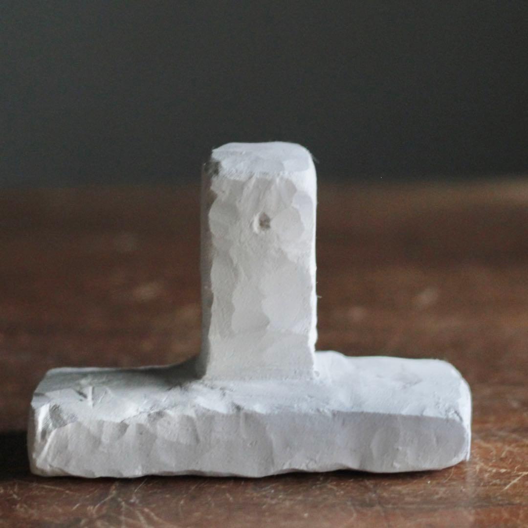 石塑粘土 小 立体作品 建物 現代美術 sculpture