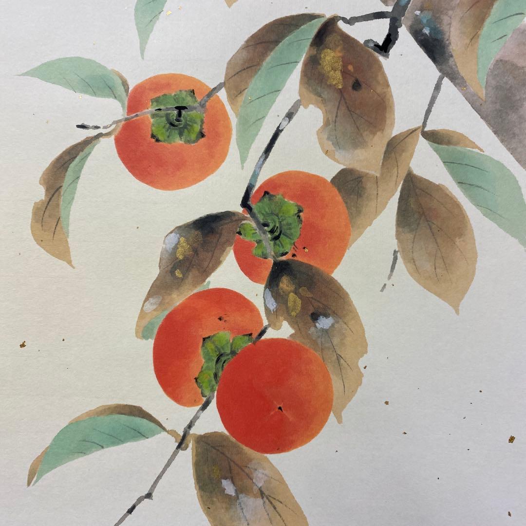 美品 掛け軸 佐藤純吉作 花鳥四季揃図 共箱 4本セット 美術年鑑掲載