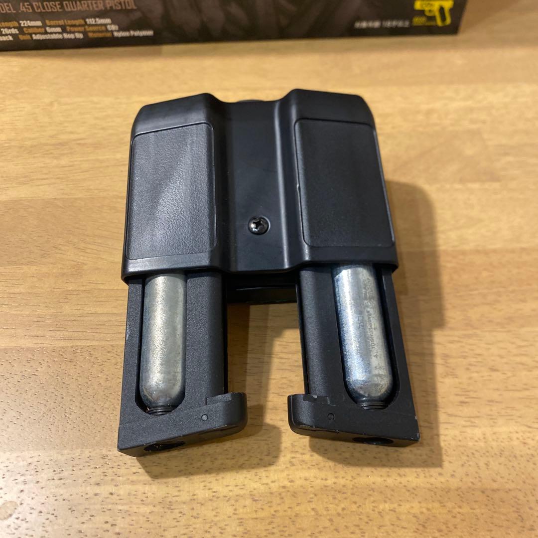 【予備マガジン×1】カーボネイトM45 CQP co2ガスガン　carbon8