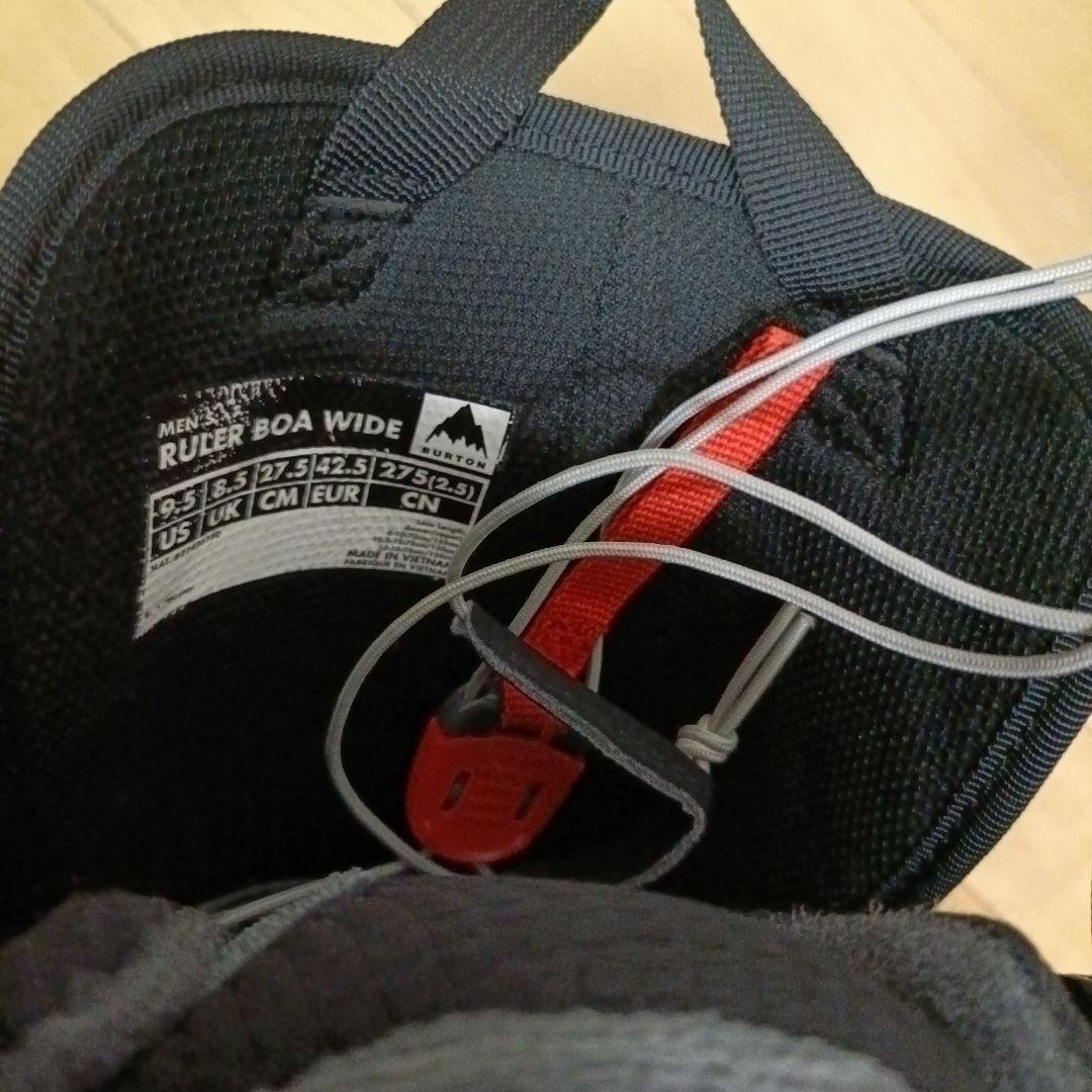 中古　BURTON RULER boa wideスノーボードブーツ 27.5cm