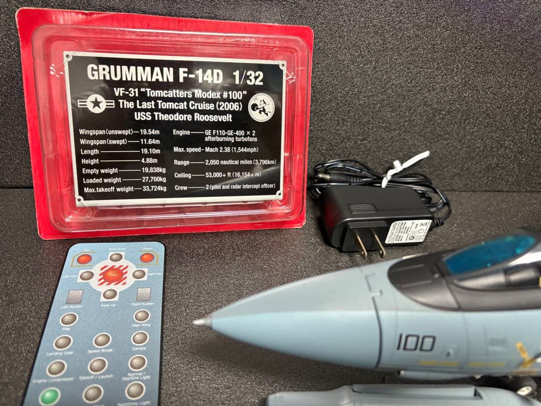 【動作確認済】アシェット 1/32 F-14D トムキャット1〜100号 完成品