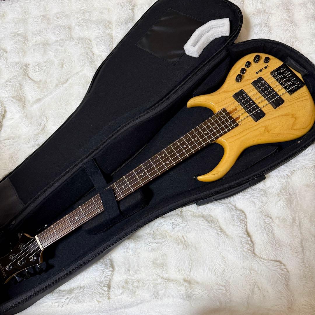 Sire M5 Ash-5NT 専用ケース付 軽量5弦ベース　送料込み