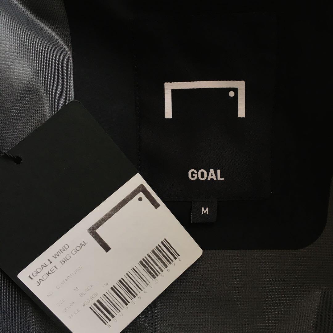 GOAL STUDIO ナイロンジャケット ウィンドブレーカー ブラック ロゴ