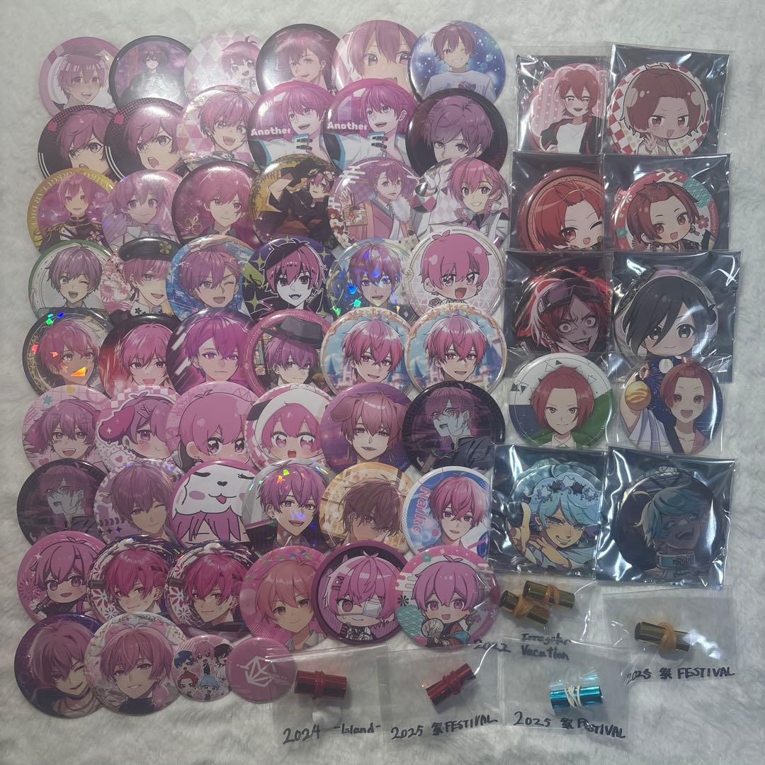 いれいす ないこ りうら -hotoke- 悠佑 缶バッジ まとめ売り