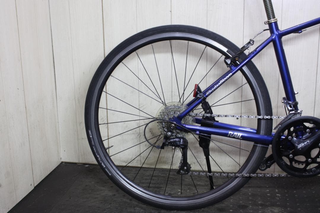 コーダーブルームrail 700C アルミ 2X9S 440mm クロスBLUE