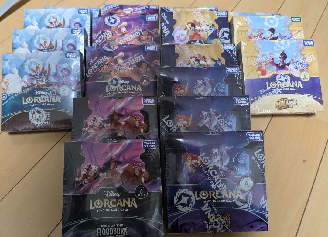 ディズニー　ロルカナ 未開封BOX シュリンク付き　4まとめ売り