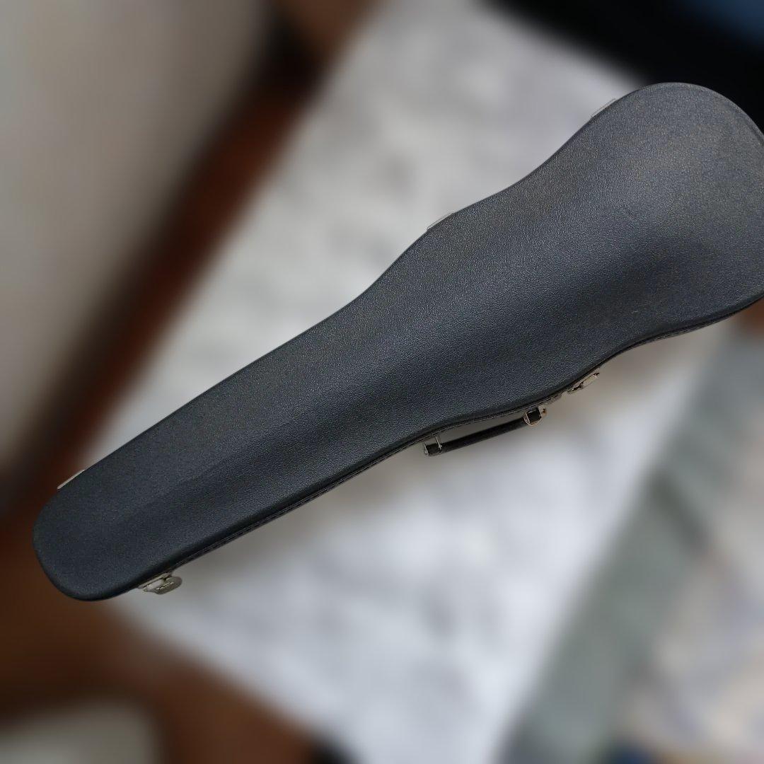 (未使用)オレンジ色の木製バイオリン(SUZUKI製)