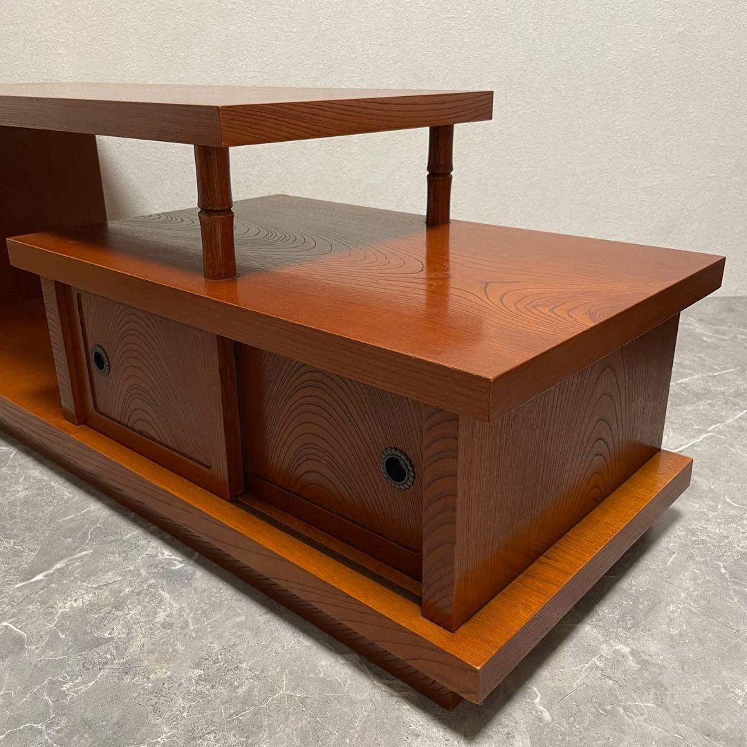 曙工芸　置き床和家具　和室置床置飾り棚 盆栽台　サイドボード 昭和レトロ