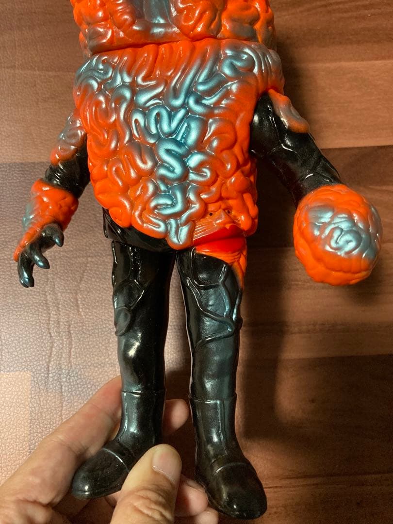 超人怪人工房　ノウゲルゲ　オレンジ色　ソフビ　バロムワン