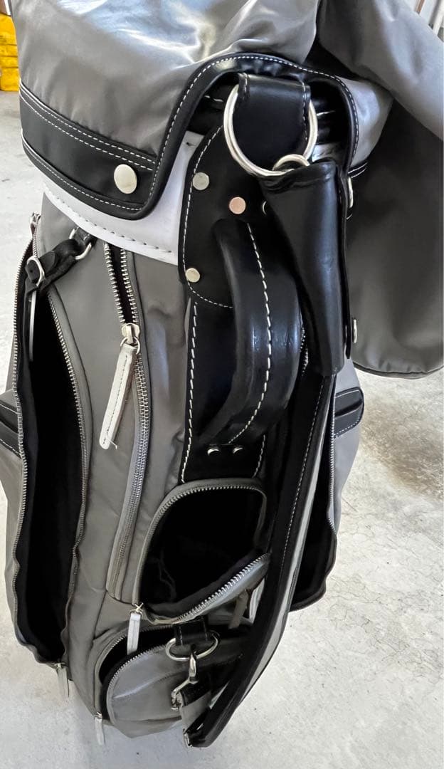 考英舎　9型　3.3キロ　シルバーグレー　キャディバッグ