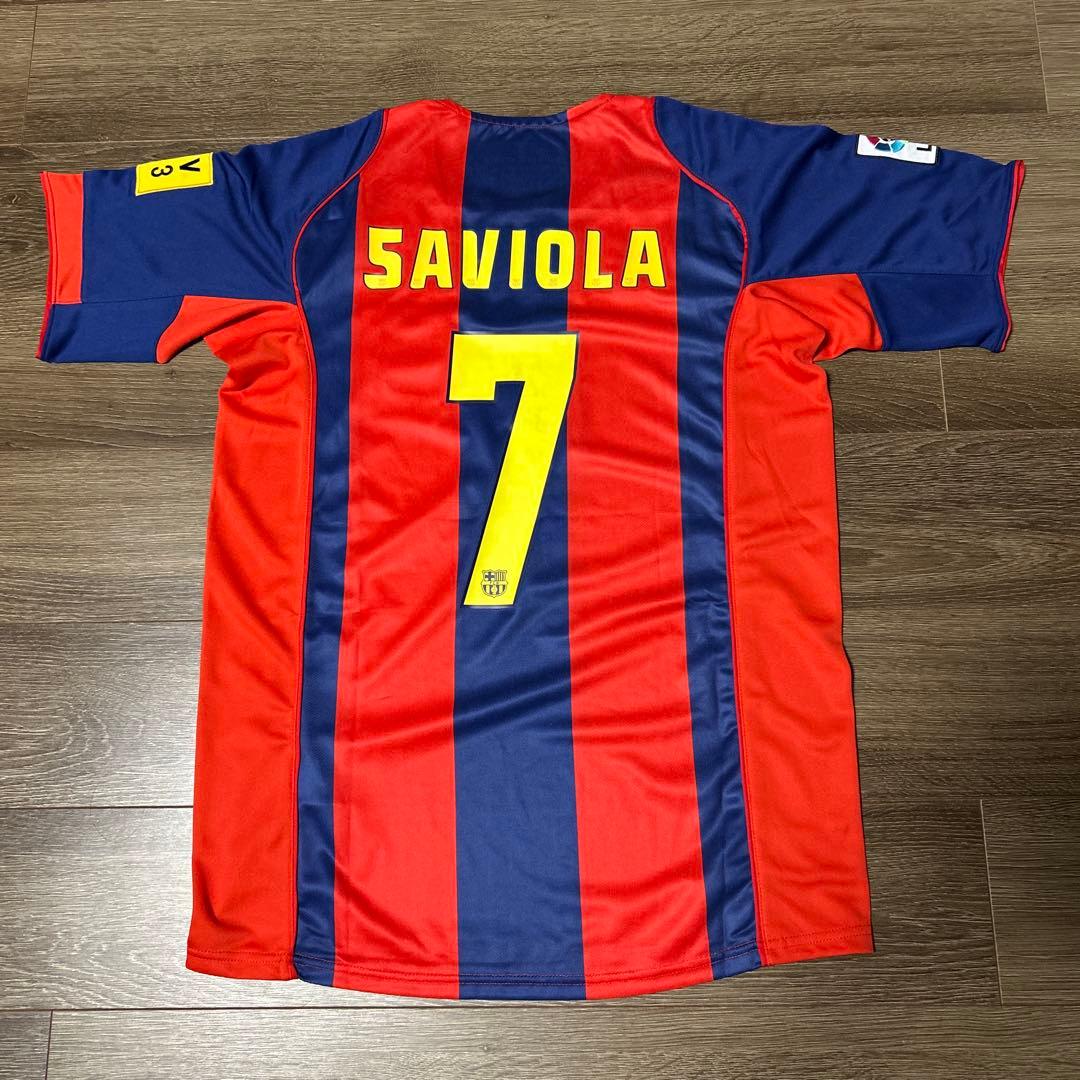 【未使用タグ付】サビオラ　FCバルセロナ　ユニフォーム