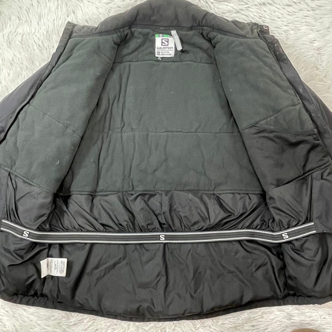 SALOMON スキーウェア　防風ジャケット　XL ブラック