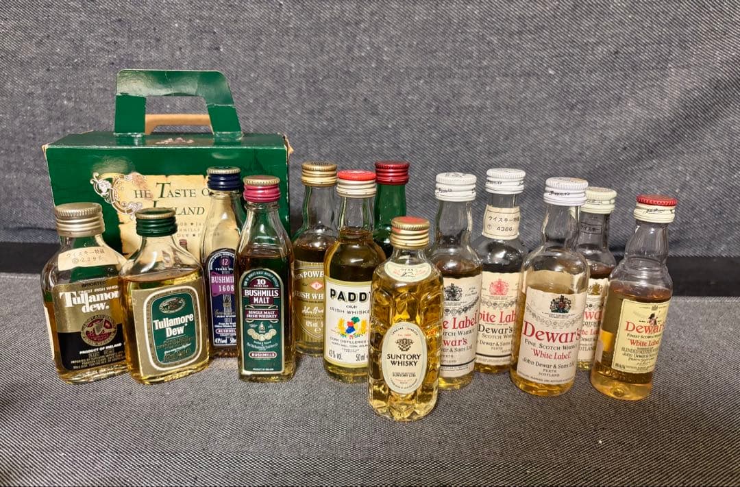 売約済み　サントリー白角　デュワーズなど　ウイスキー古酒 ミニボトルセット
