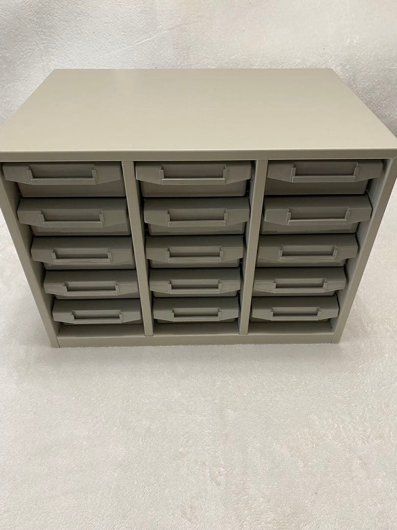 TRUSCO中山 バンラックケース B型 3列5段 B-35-NG ネオグレー