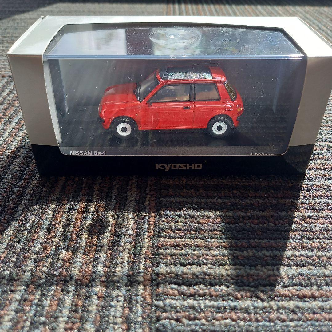 KYOSHO NISSAN Be-1 レッド ミニカー 1/43
