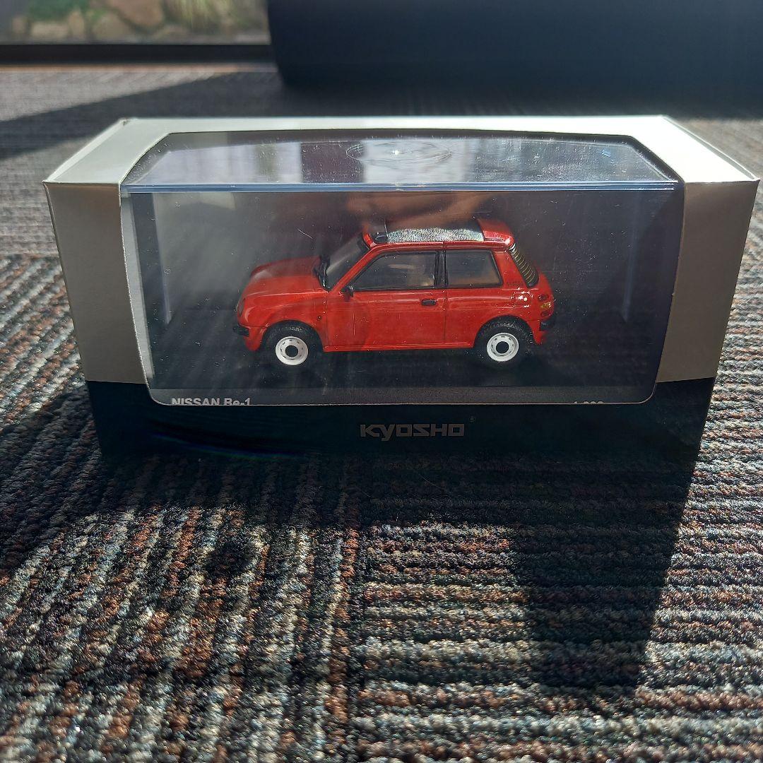 KYOSHO NISSAN Be-1 レッド ミニカー 1/43