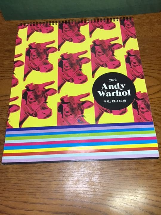 andy warhol カレンダー　2013-2020の8年分