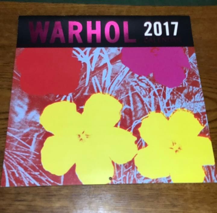 andy warhol カレンダー　2013-2020の8年分