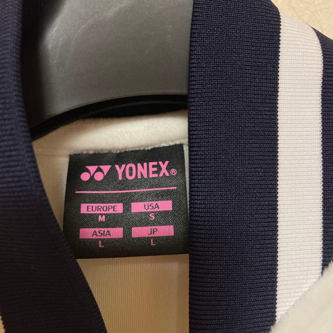 ヨネックス　ベロアジャケットL　白　値下げ